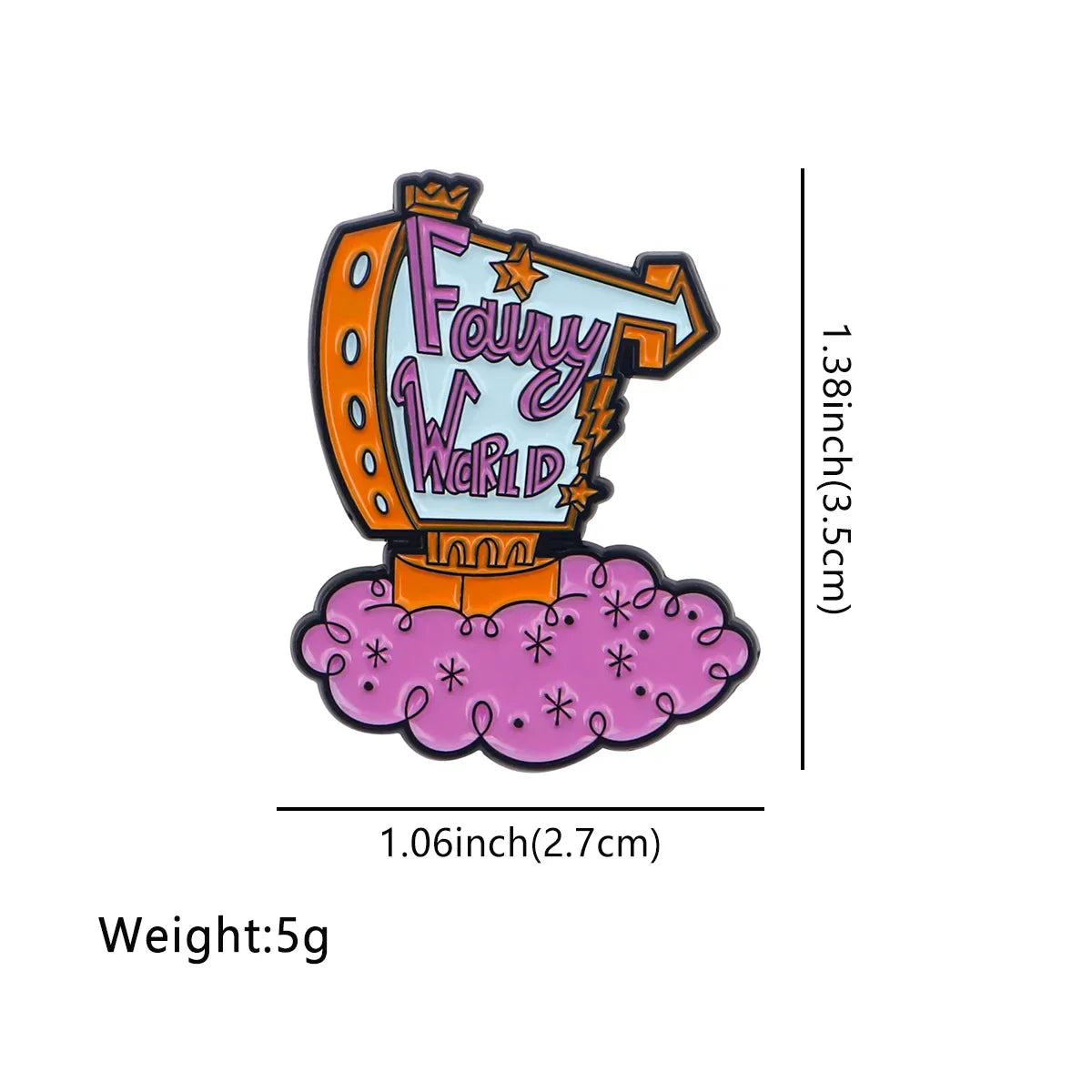 Fairy Maiden Enamel Pins Cartoon Brooch Lapel Badges Fashion Jewelry Gifts