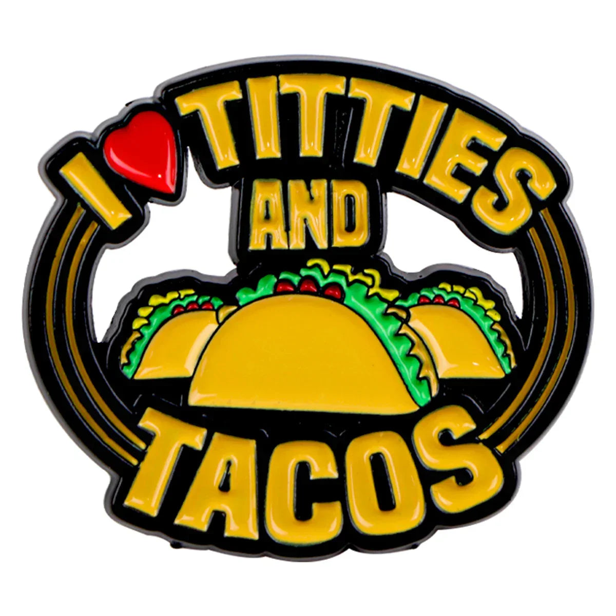 Funny Tacos Enamel Pin Lapel Badge Fashion Jewelry Gift