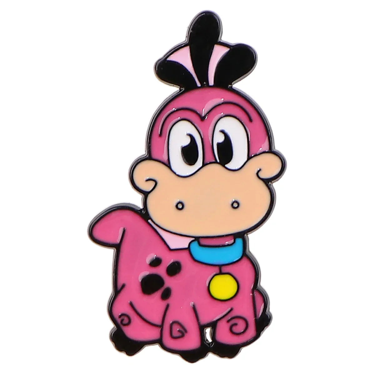 Cute Dinosaur Enamel Pin Pink Lapel Brooch Fashion Jewelry Gift