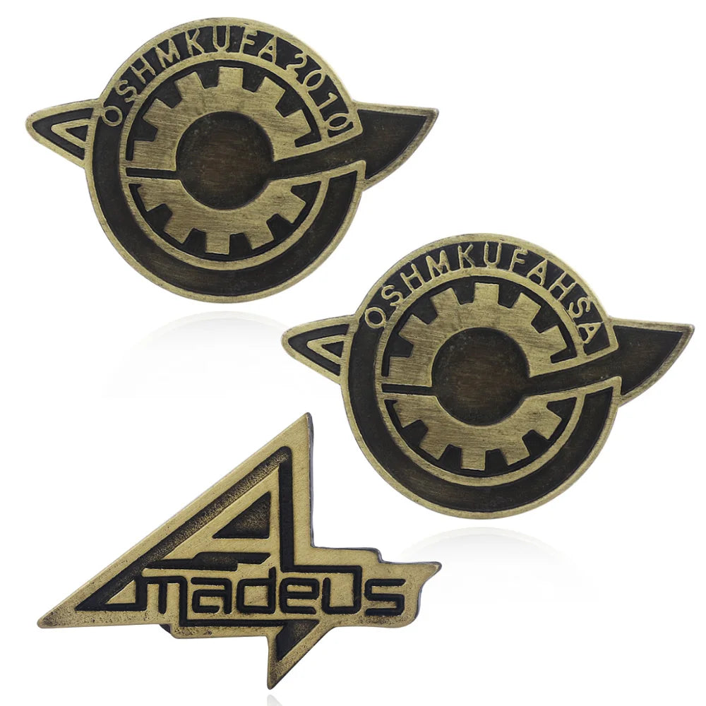 Steins Gate Anime Labmem Badge Lapel Pin Jewelry