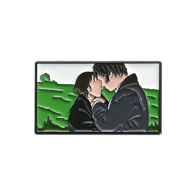Pride and Prejudice Enamel Pins Romantic Brooches Lapel Badge Jewelry