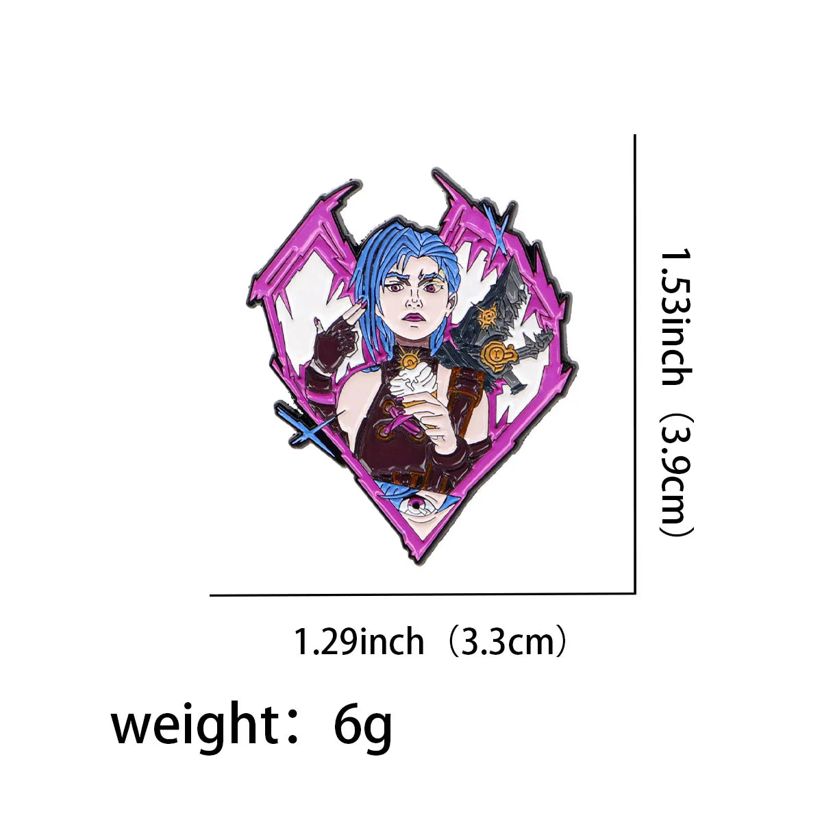Cool Anime Enamel Pin Cartoon Badge Brooch Jewelry Gift