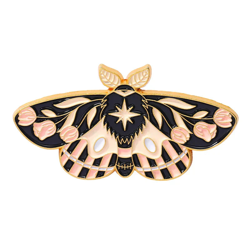 Cute Moth Butterfly Enamel Pin Brooch Jewelry Gifts