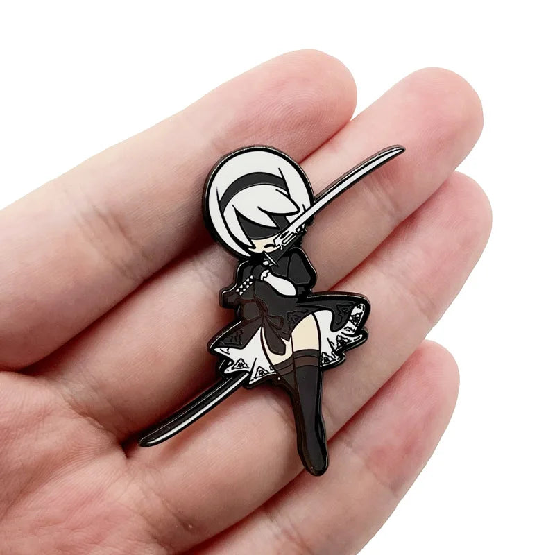 GAME Cartoon Enamel Brooches Pins Lapel Badges Fashion Accessories Gifts
