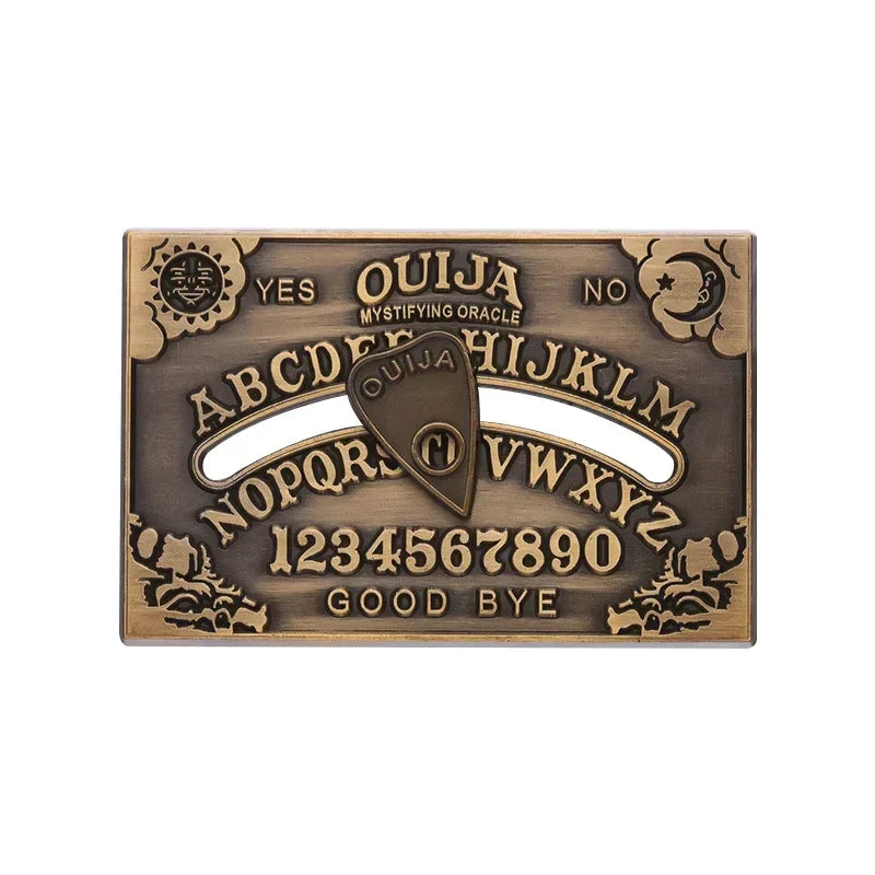 Punk Retro Ouija Board Enamel Pins Witch Divination Brooch Halloween Jewelry Gift