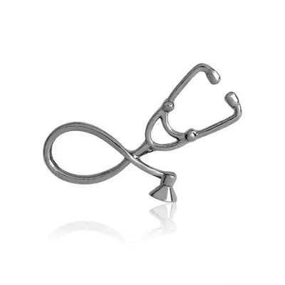 Multicolor Stethoscope Enamel Pin Brooch Lapel Badge