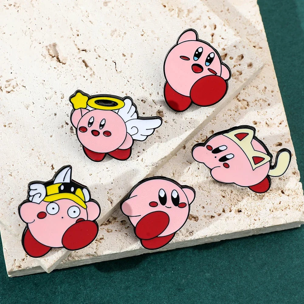 5 Pcs Cute Anime Enamel Pin Set - Brooch, Backpack, Clothing Accessories Gift