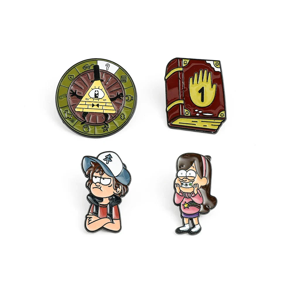 Cartoon Character Enamel Pin Brooch Jewelry Badge Accessories Gift