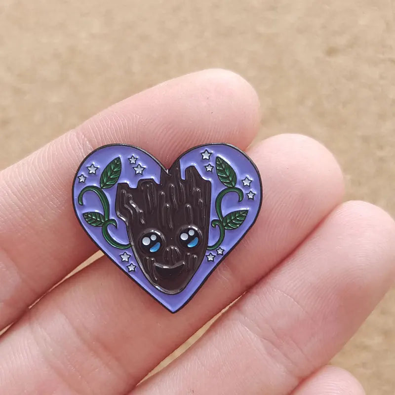 Marvel Guardians of the Galaxy Groot Enamel Pin Brooch Jewelry Gift