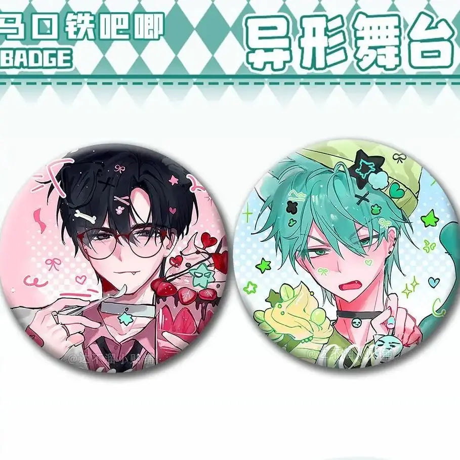 Anime Alien Stage IVAN TILL Backpack Button Pin Brooch Accessories