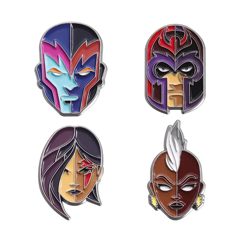 Cute Cartoon Anime Monk Enamel Pins Brooches Lapel Badges Jewelry Gift