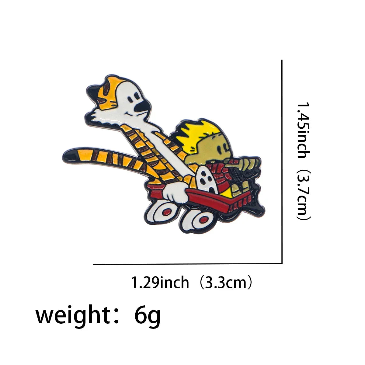 Cute Tiger Enamel Pins Brooches for Cosplay, Backpacks, Lapels, Kids Gifts