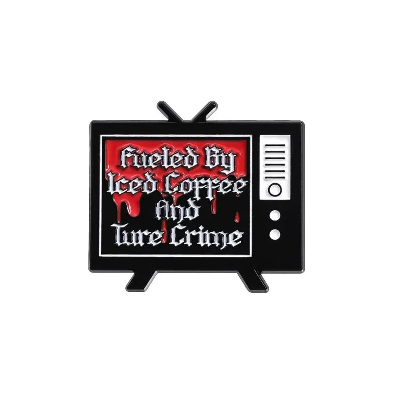 Retro Horror Movie Enamel Pins Brooch Lapel Badge Accessories Punk Jewelry Gift