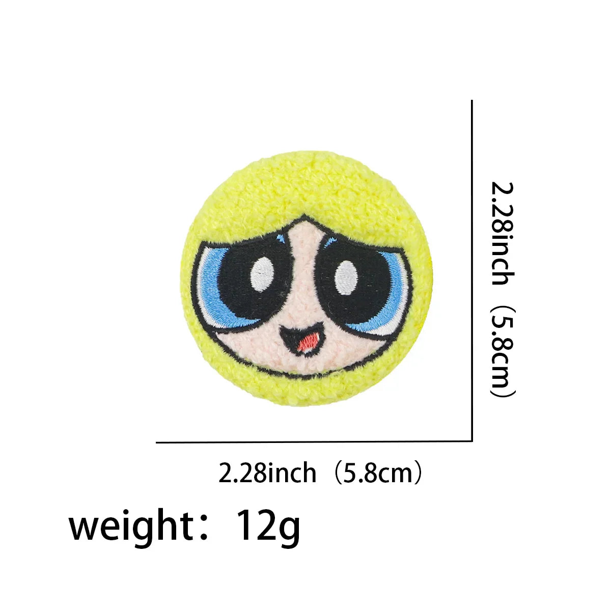 Cartoon Button Pins Power Girl Lapel Badges for Clothes Backpacks Accessories Gift