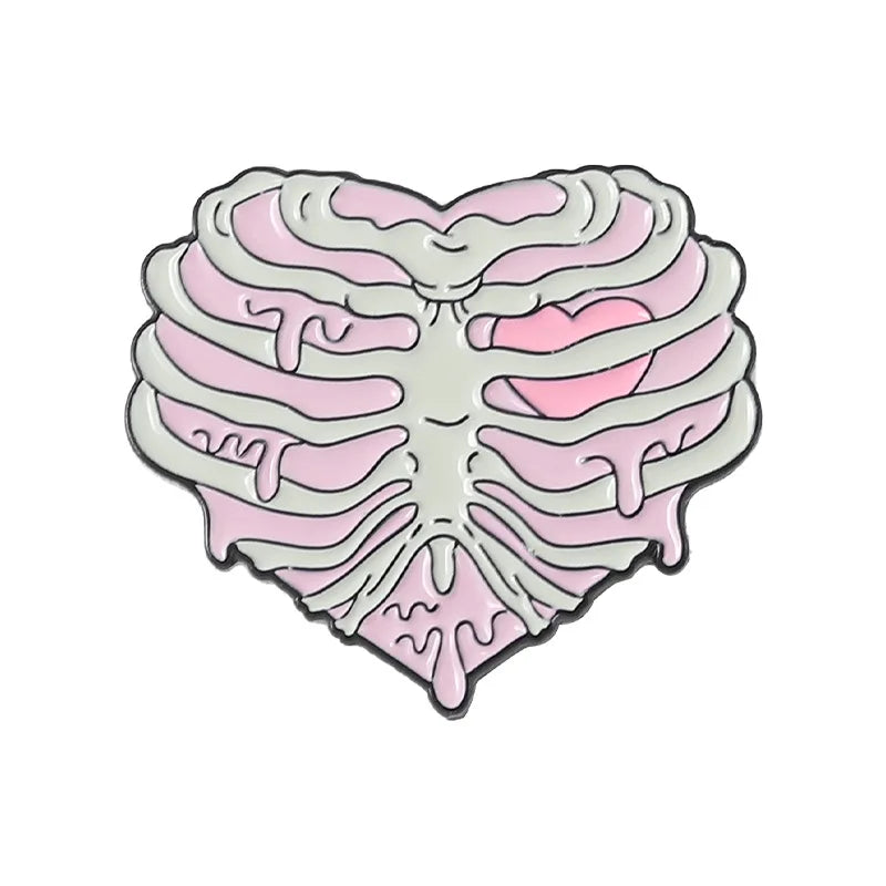 Halloween Enamel Pin: Spider, Skeleton Hand, Bat, Ghost, Pumpkin, Sexy Butt Brooch Lapel Badge Jewelry Gift