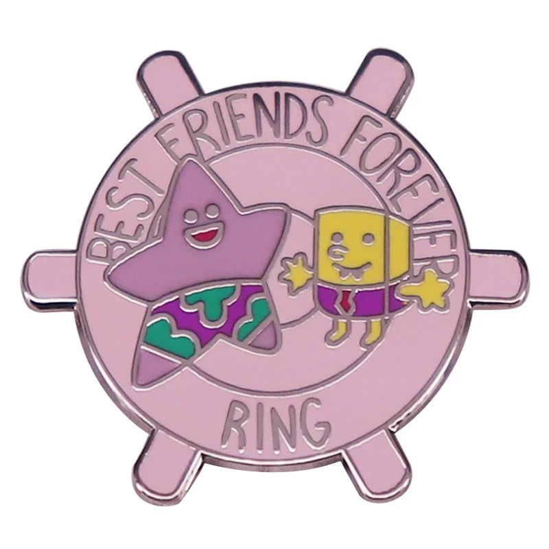 SpongeBob Best Friends Forever Enamel Pin