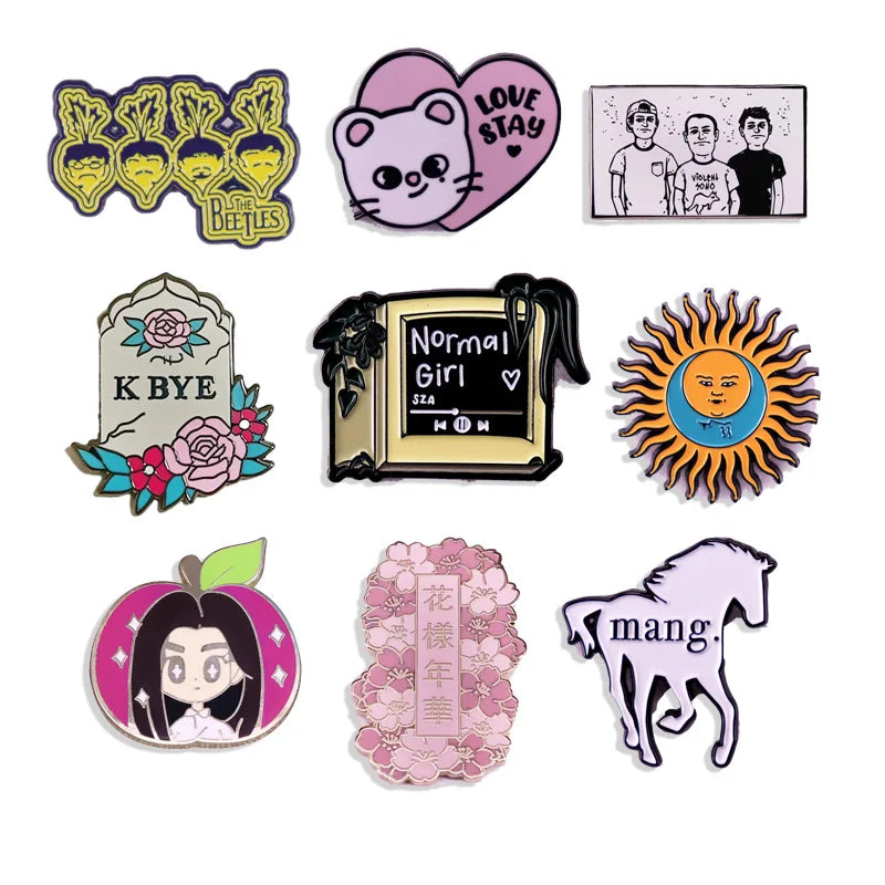 Pop Rock Band Punk Music Badge Pin Jewelry Accessories Wholesale