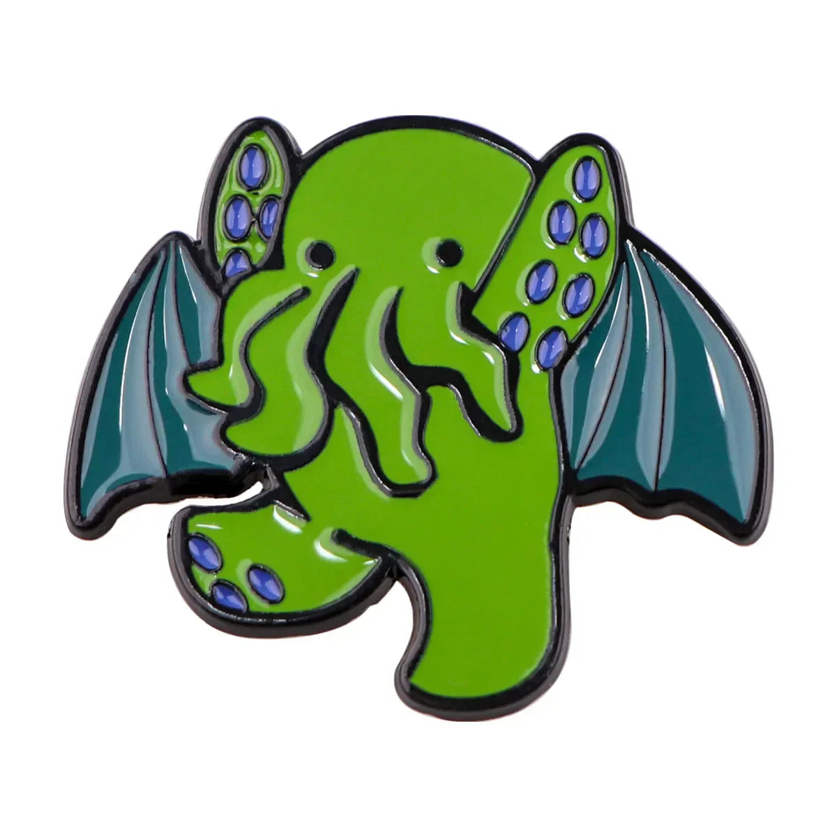 Green Elephant Enamel Fairy Tale Brooch Lapel Pin Fashion Jewelry Gift