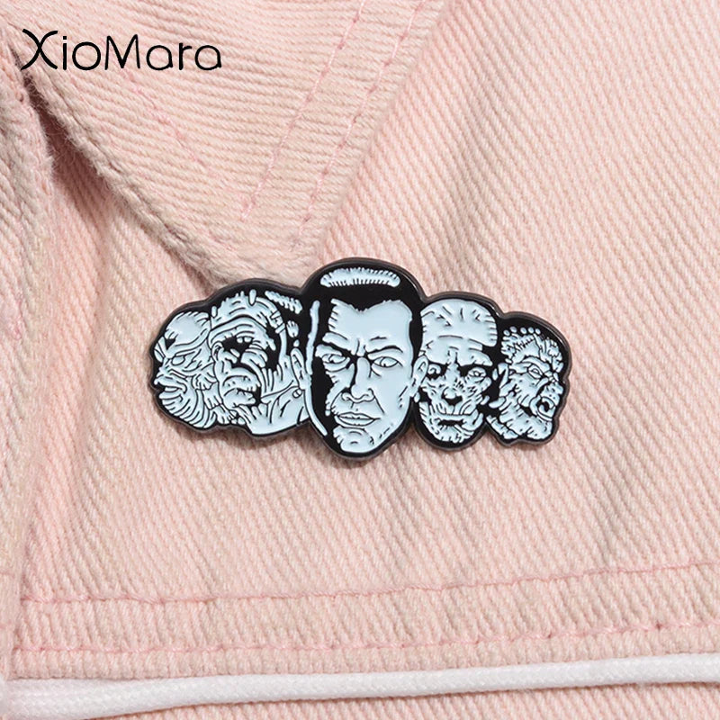Halloween Horror Movie Enamel Pin Vampire Brooch Lapel Badge Jewelry Gift
