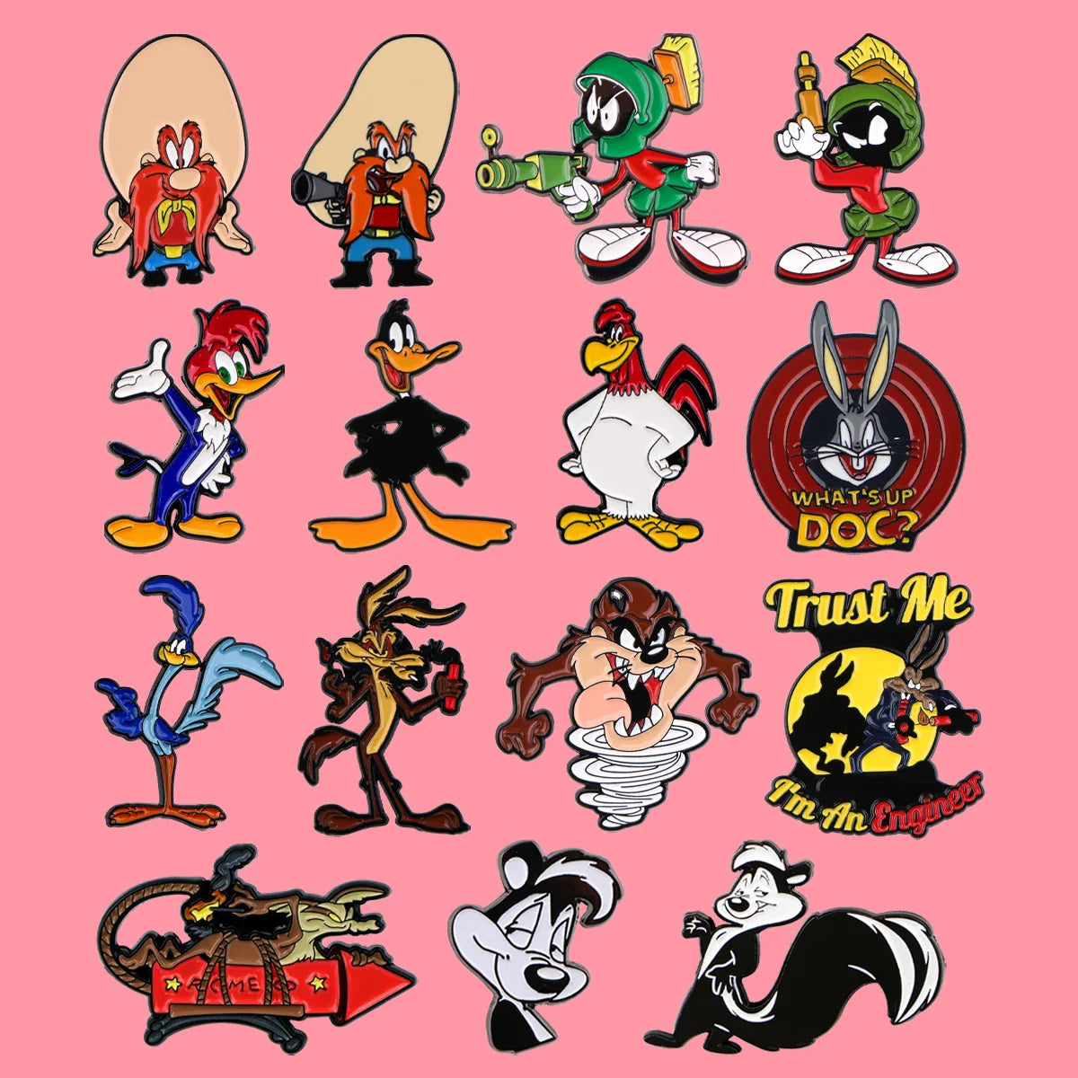 Cartoon Rabbit Enamel Lapel Pins Brooches Badges Kids Accessories