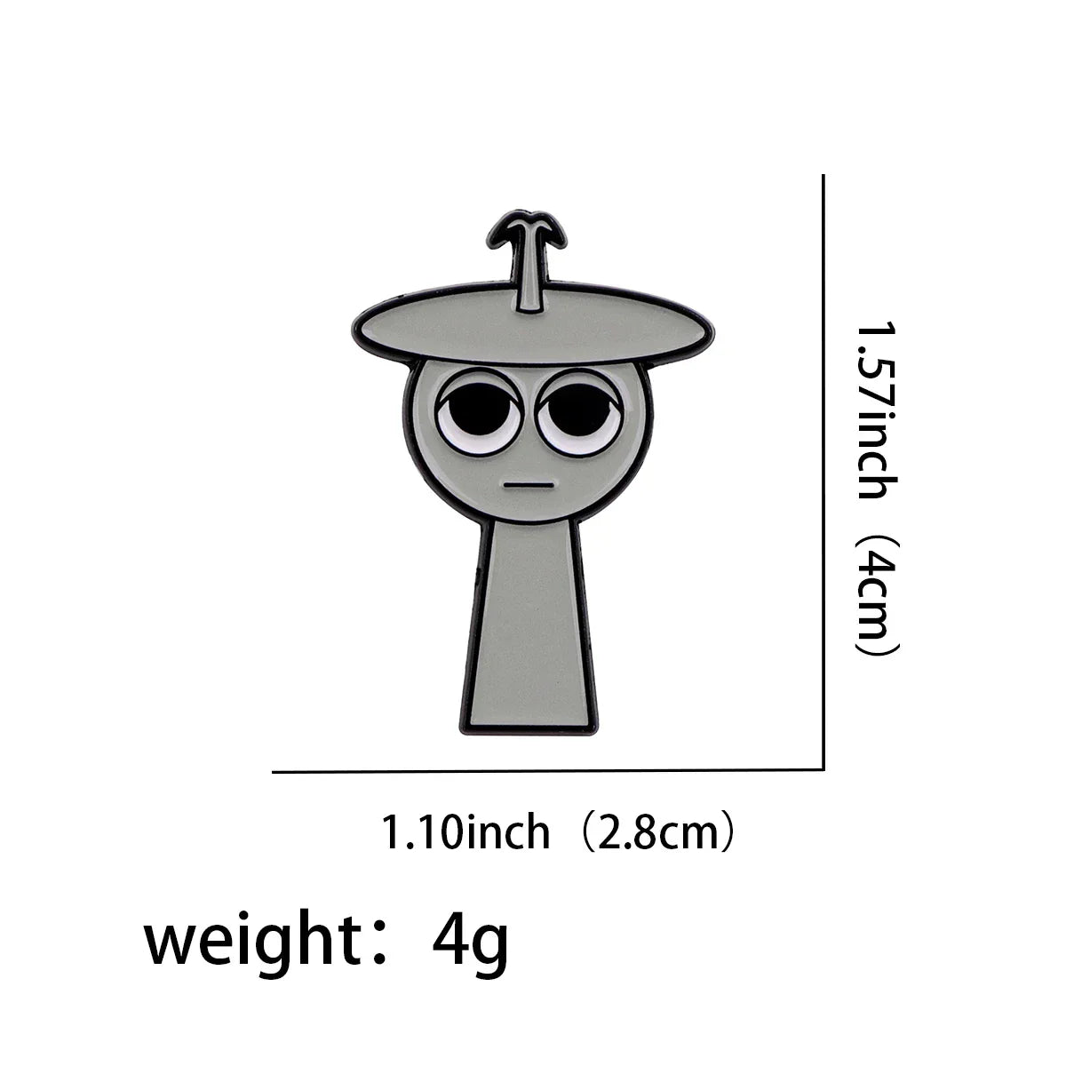 Cute Cartoon Game Character Enamel Pin Lapel Brooch for Backpacks and Clothes Gifts