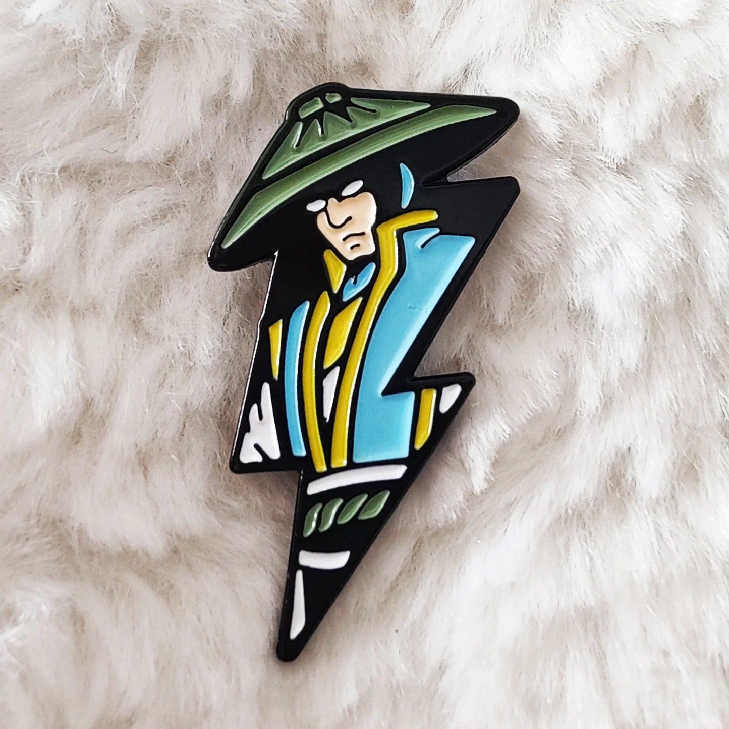 Mortal Kombat Raiden Enamel Pin