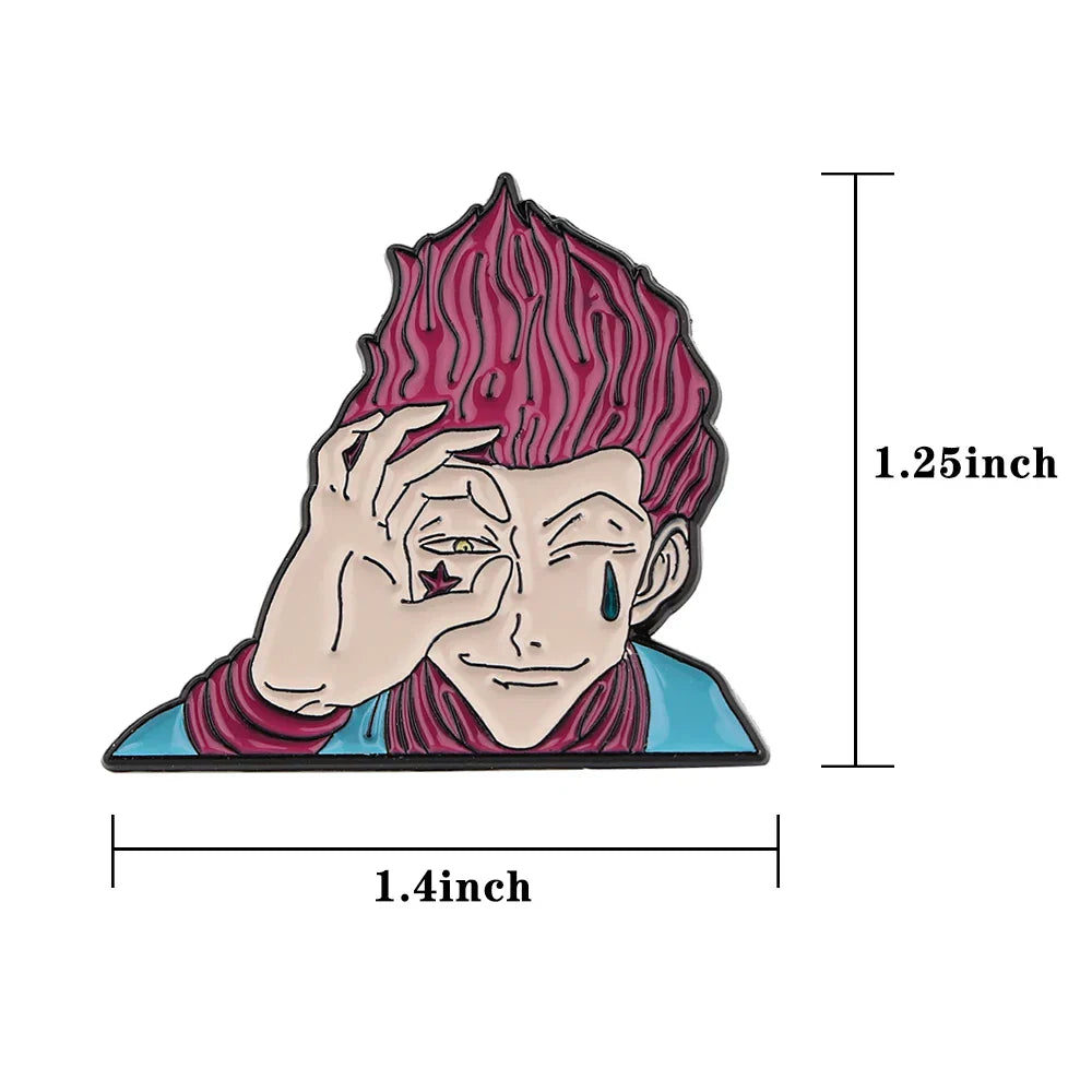 Anime Character Enamel Pins Badges for Backpacks, Jeans, Brooches, Clothing Accessories