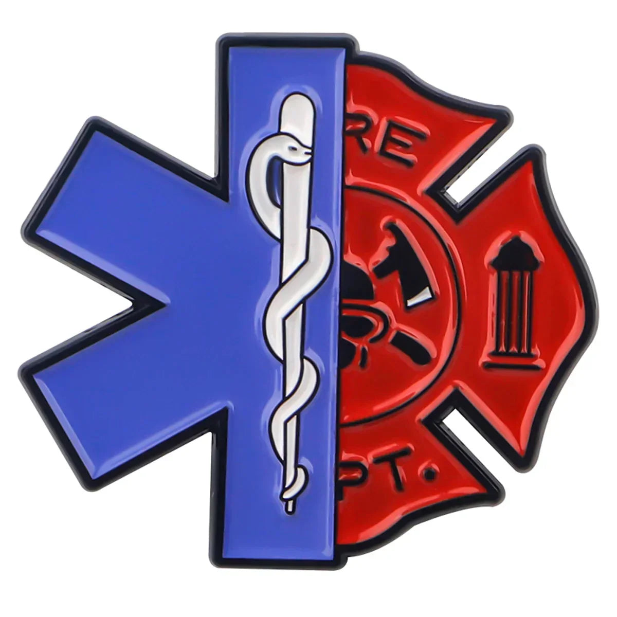 Medical Technology Firefighter Enamel Lapel Pins Badge Doctor Nurse Gifts
