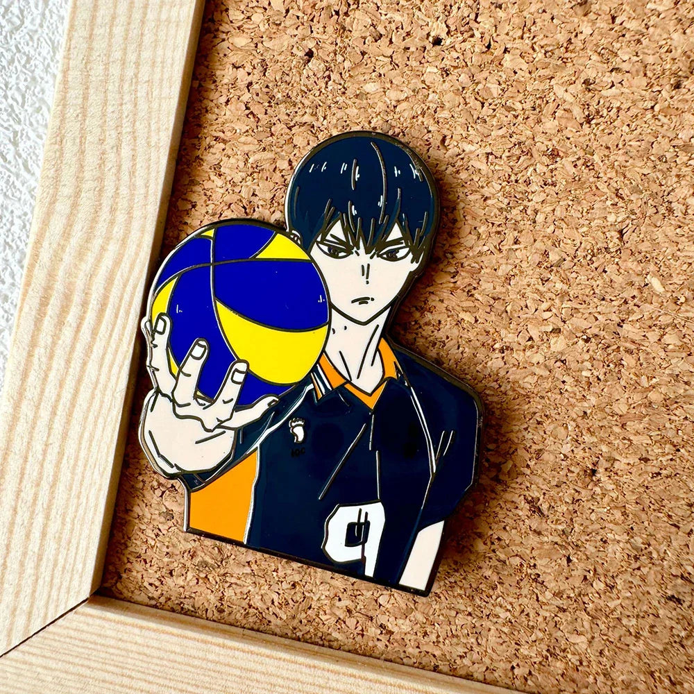 Sports Anime Enamel Pin Lapel Brooches for Backpacks and Clothes Jewelry Gifts