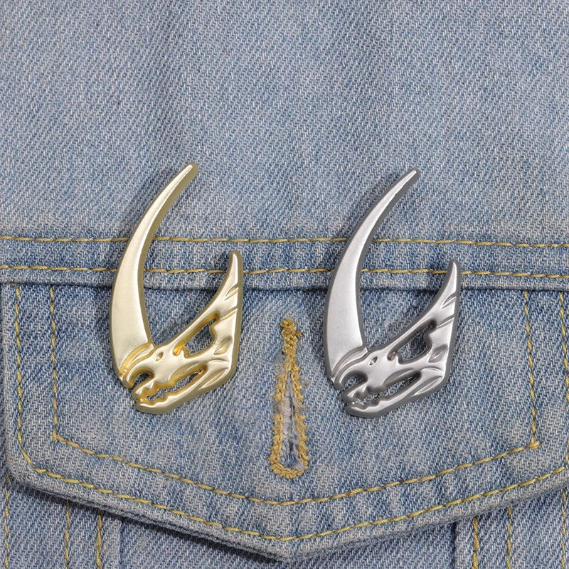 Game Weapons Enamel Pins Custom Gold Silver Metal Brooches Lapel Badges Jewelry Gift