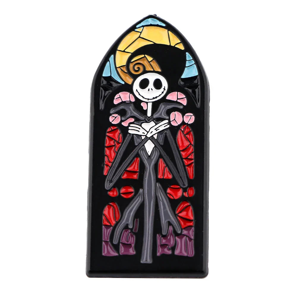 Cartoon Enamel Pins Brooches Backpack Hat Bag Lapel Badges Jewelry Halloween Gift