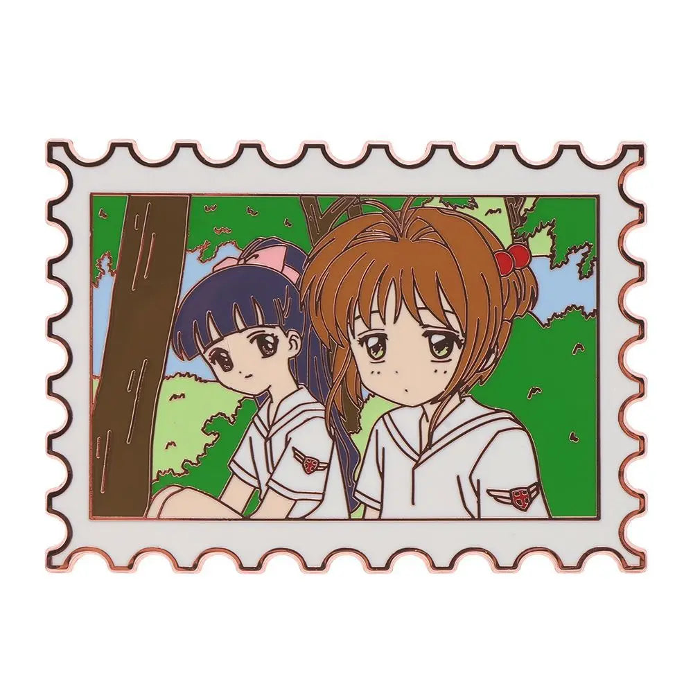 Anime Tomoyo Enamel Pins Sakura Brooches Lapel Badges Fashion Jewelry Gifts
