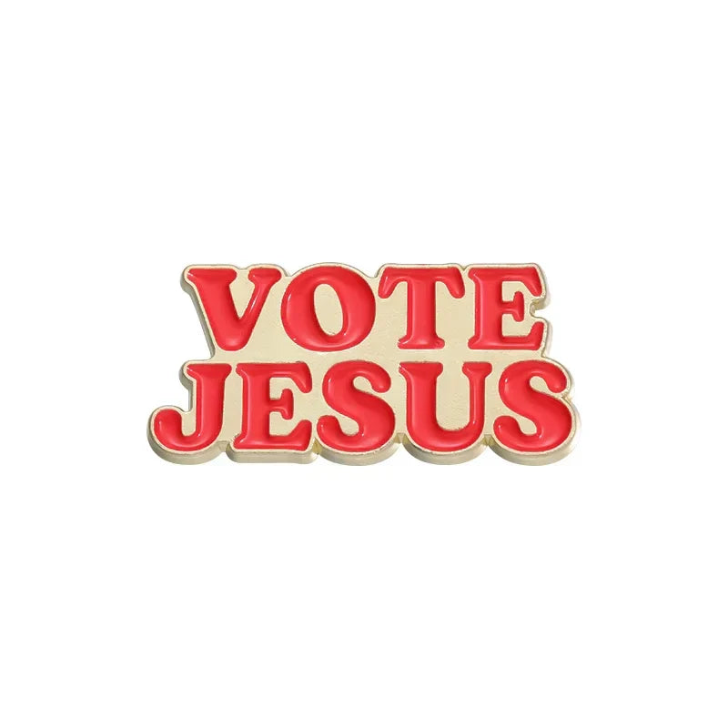 Creative Jesus Cheesus Enamel Pin Brooch Lapel Badge Jewelry Gift