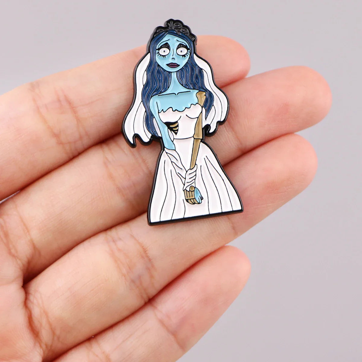 Halloween Horror Enamel Pins Animated Movie Brooch Lapel Badges Fashion Jewelry Accessories Gifts