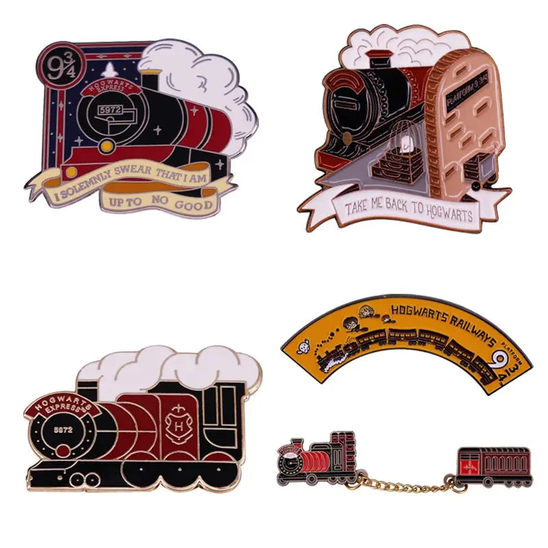 Wizarding World Enamel Pins Brooch Badge for Hoodie Backpack Hat Gifts