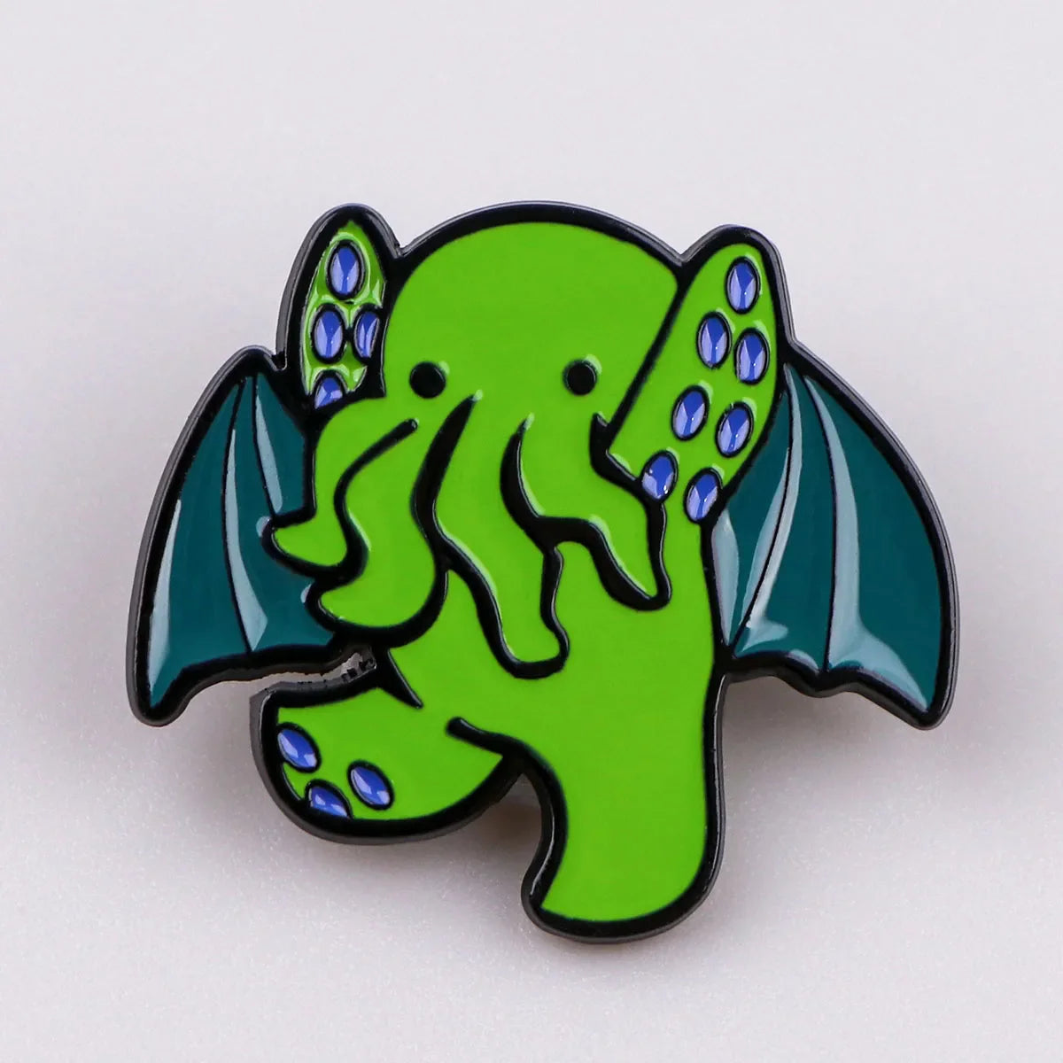 Green Elephant Enamel Fairy Tale Brooch Lapel Pin Fashion Jewelry Gift