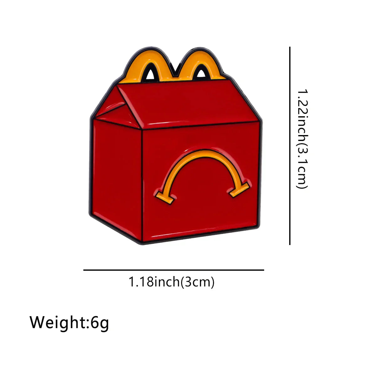 Fast Food Enamel Pin Brooch Lapel Pins for Backpacks Jewelry Gifts