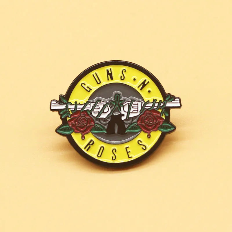 Guns N' Roses Band Brooch Music Jewelry Badge