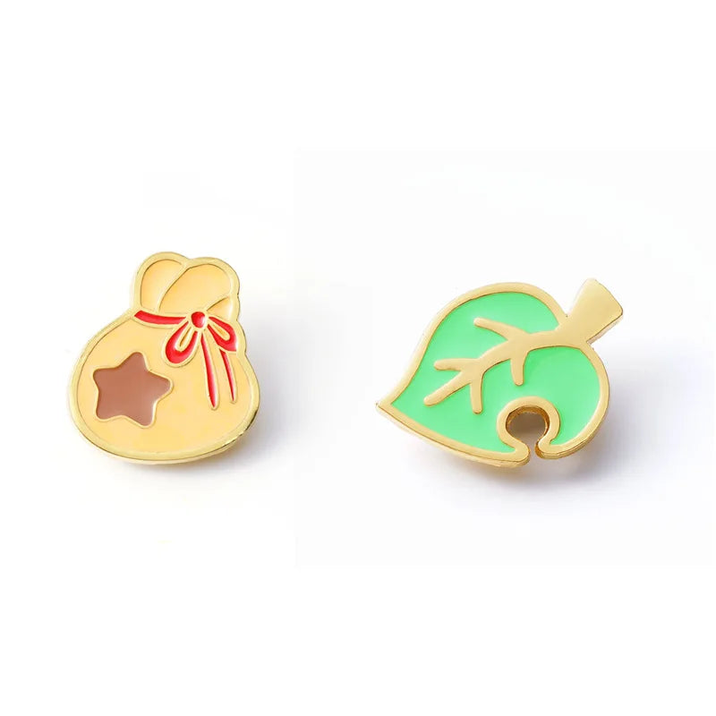Animal Crossing Enamel Pins Brooches for Backpacks and Bags