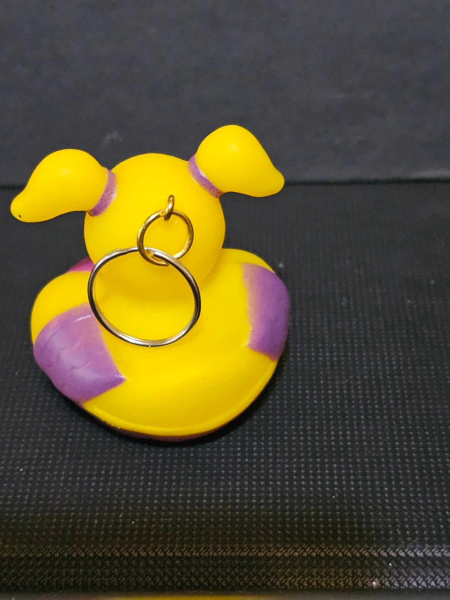 Dyna Girl duck keychain
