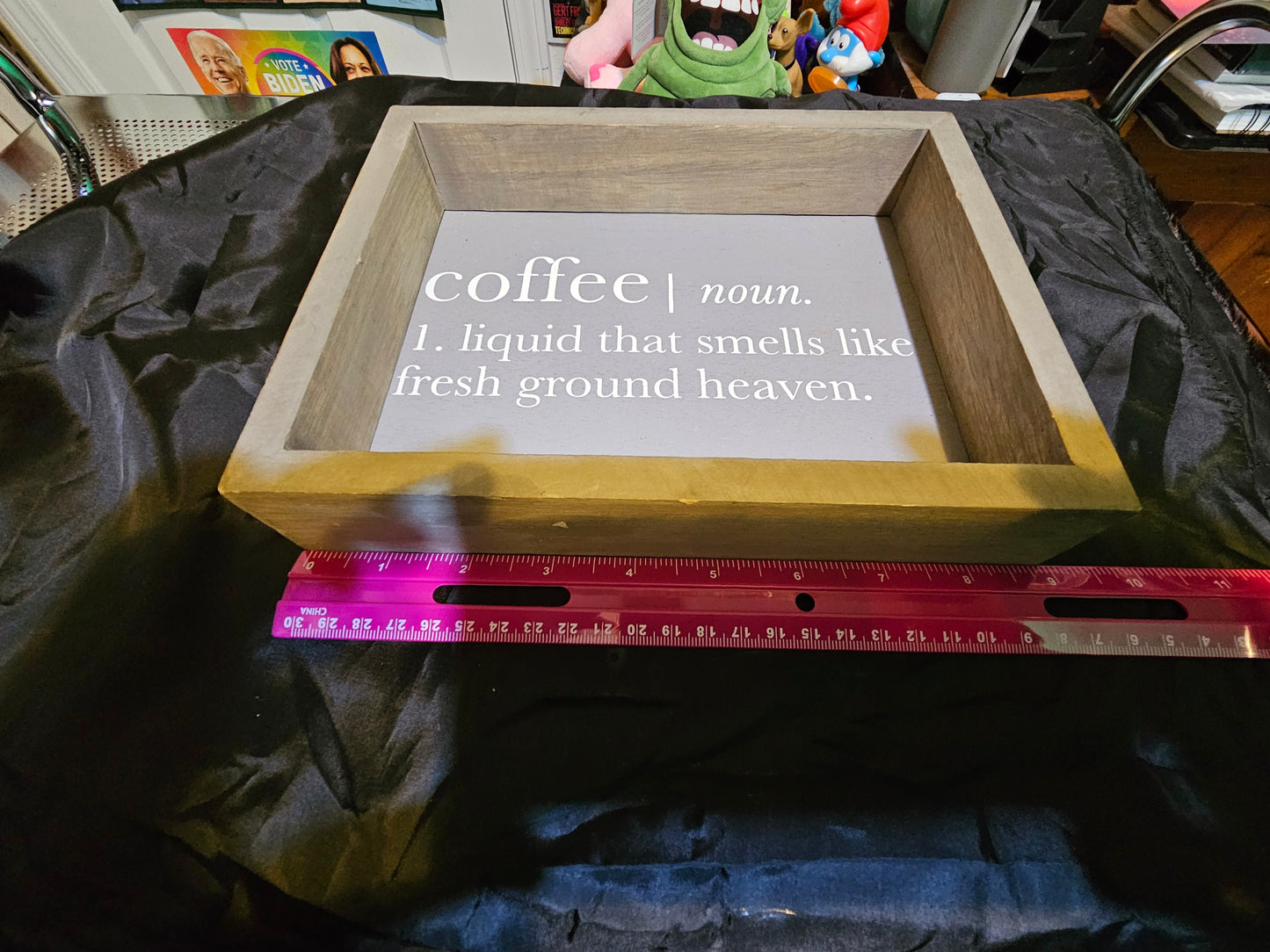 Sign Decor with Coffee definition