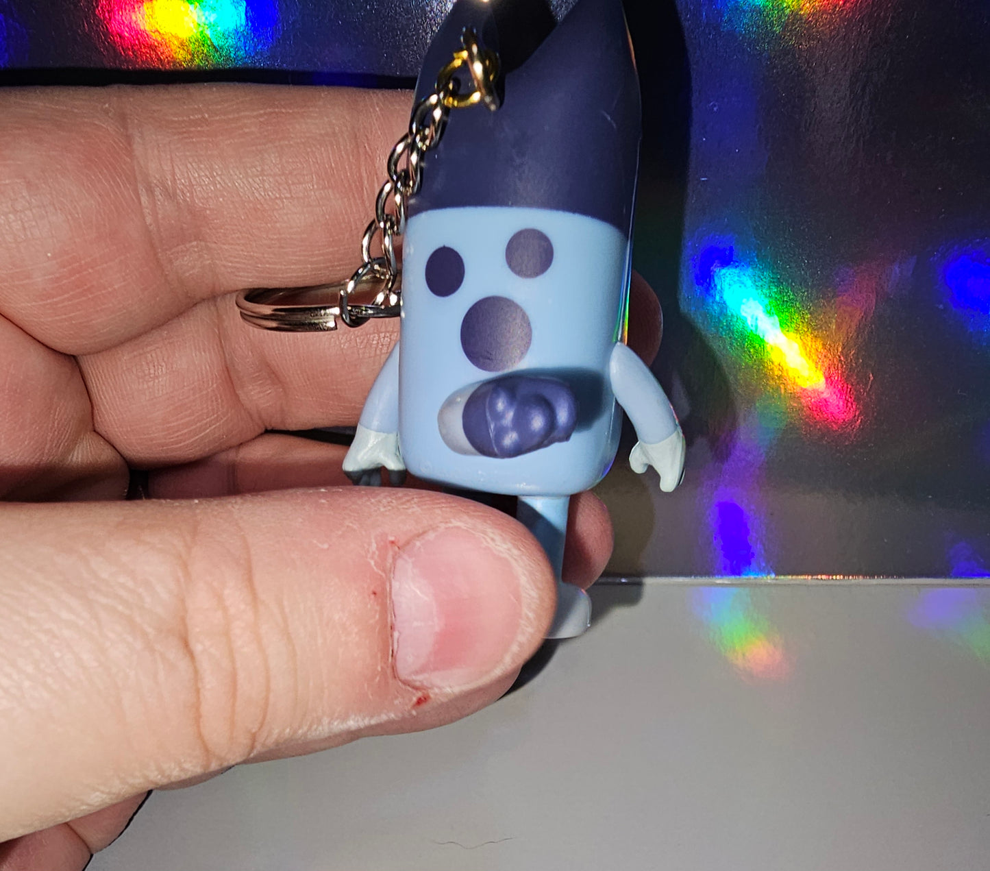Bluey keychain