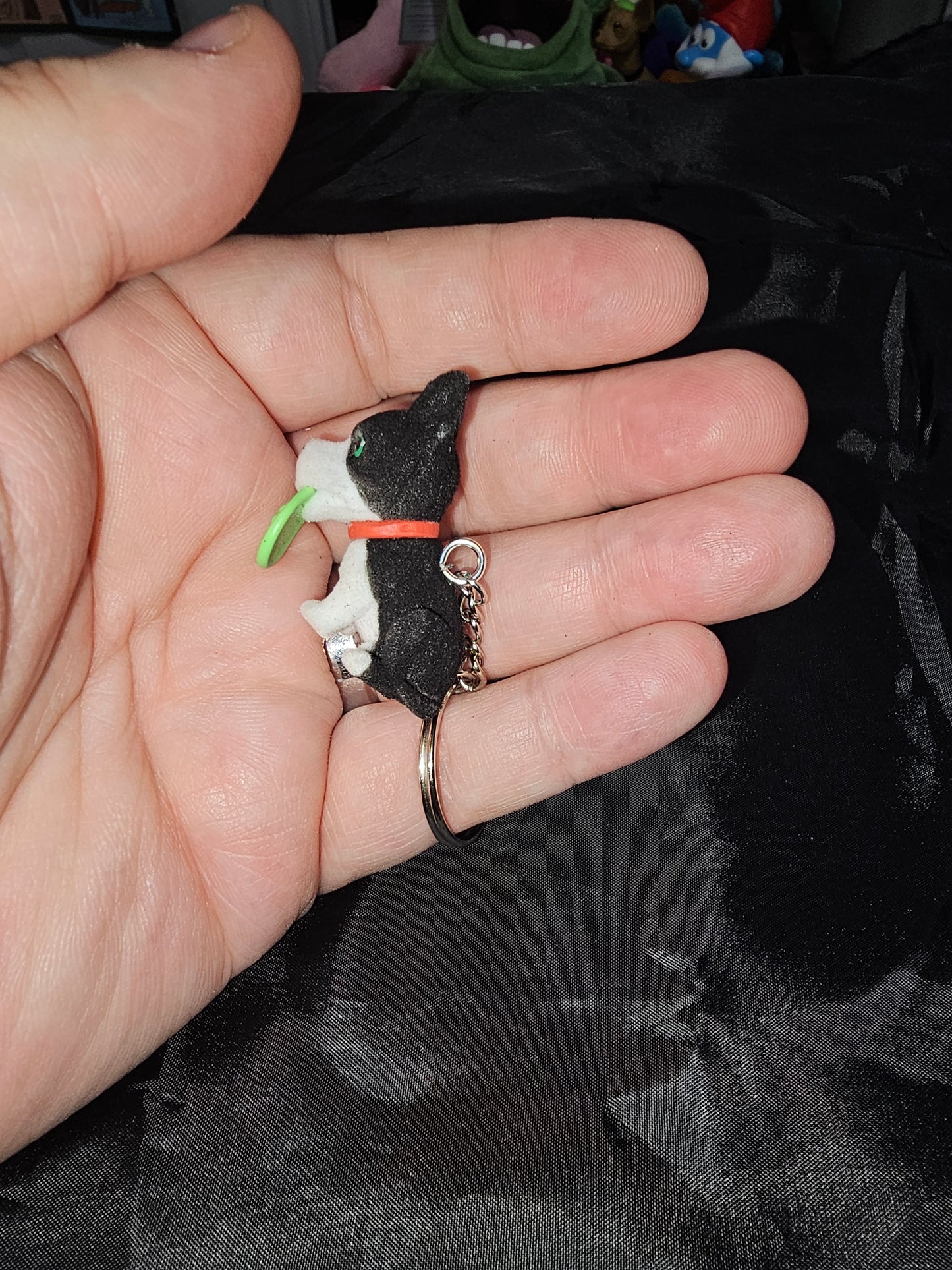 Boston Terrier keychain