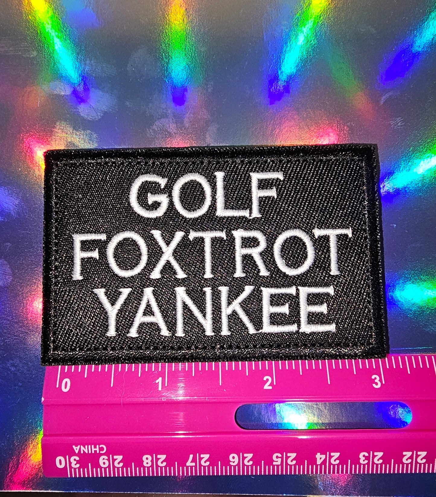 Patch - Golf Foxtrot Yankee