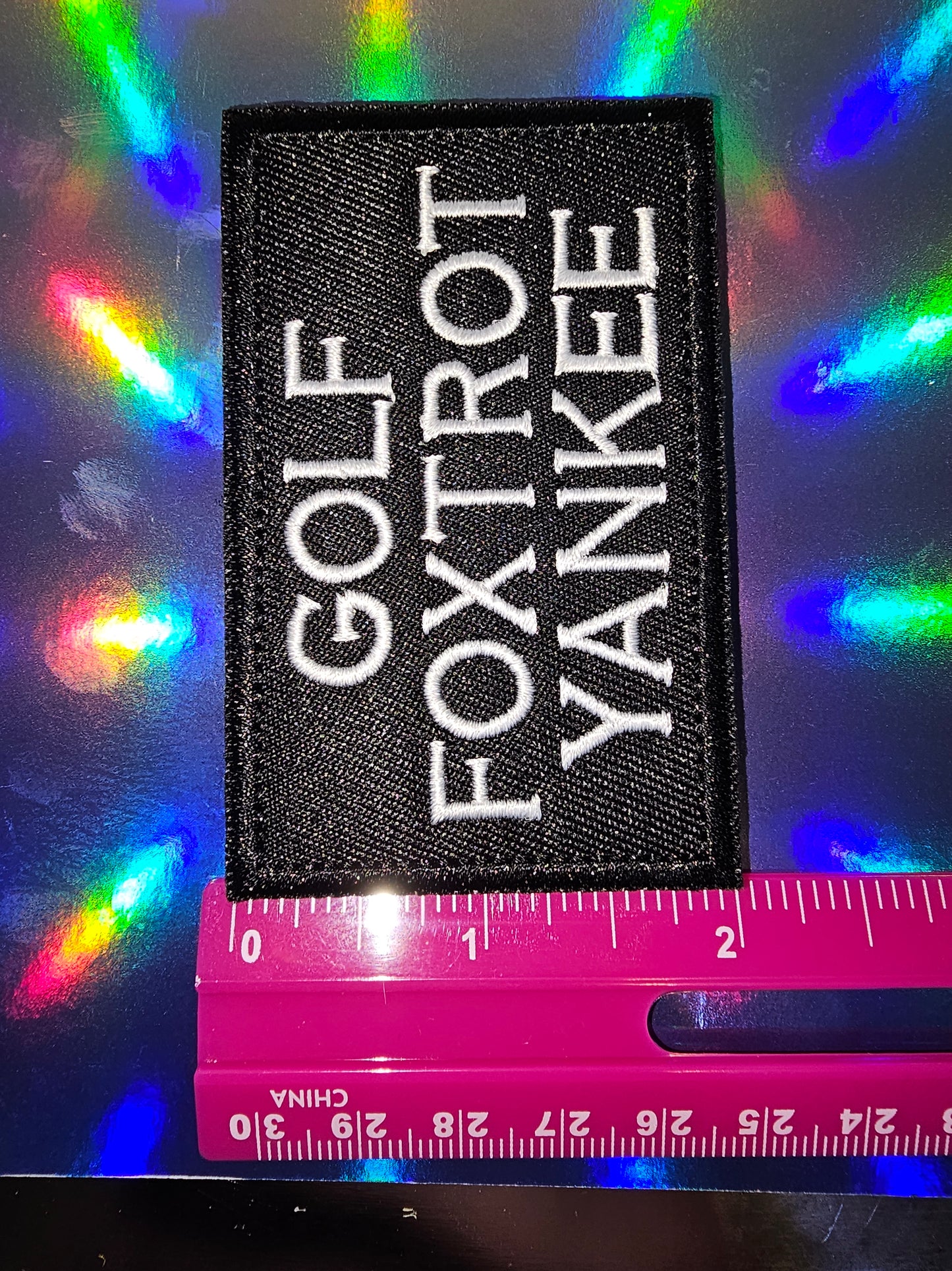 Patch - Golf Foxtrot Yankee