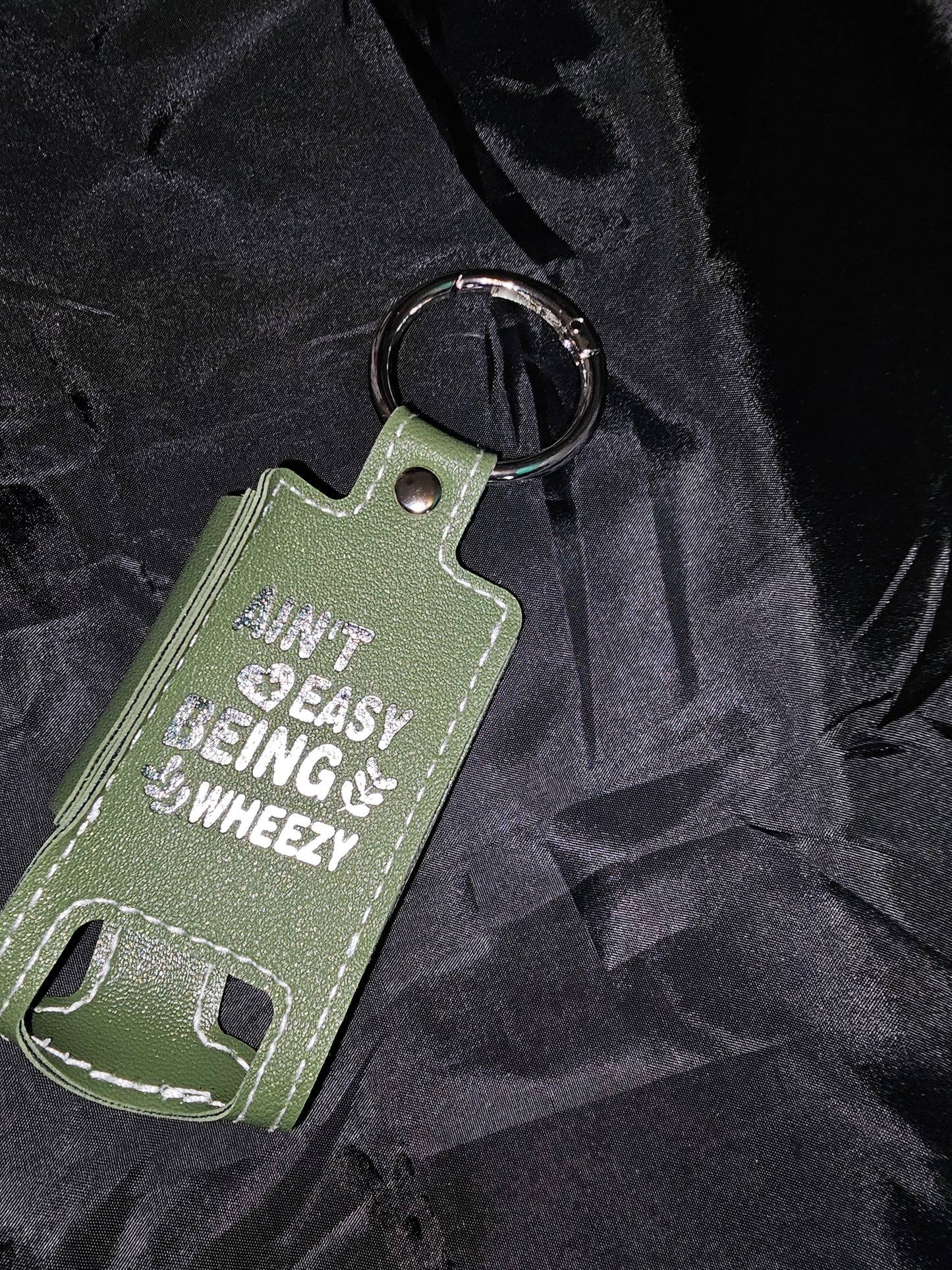 Holster keychain for inhalers