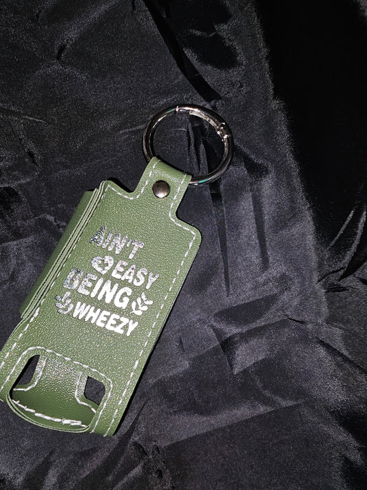 Holster keychain for inhalers