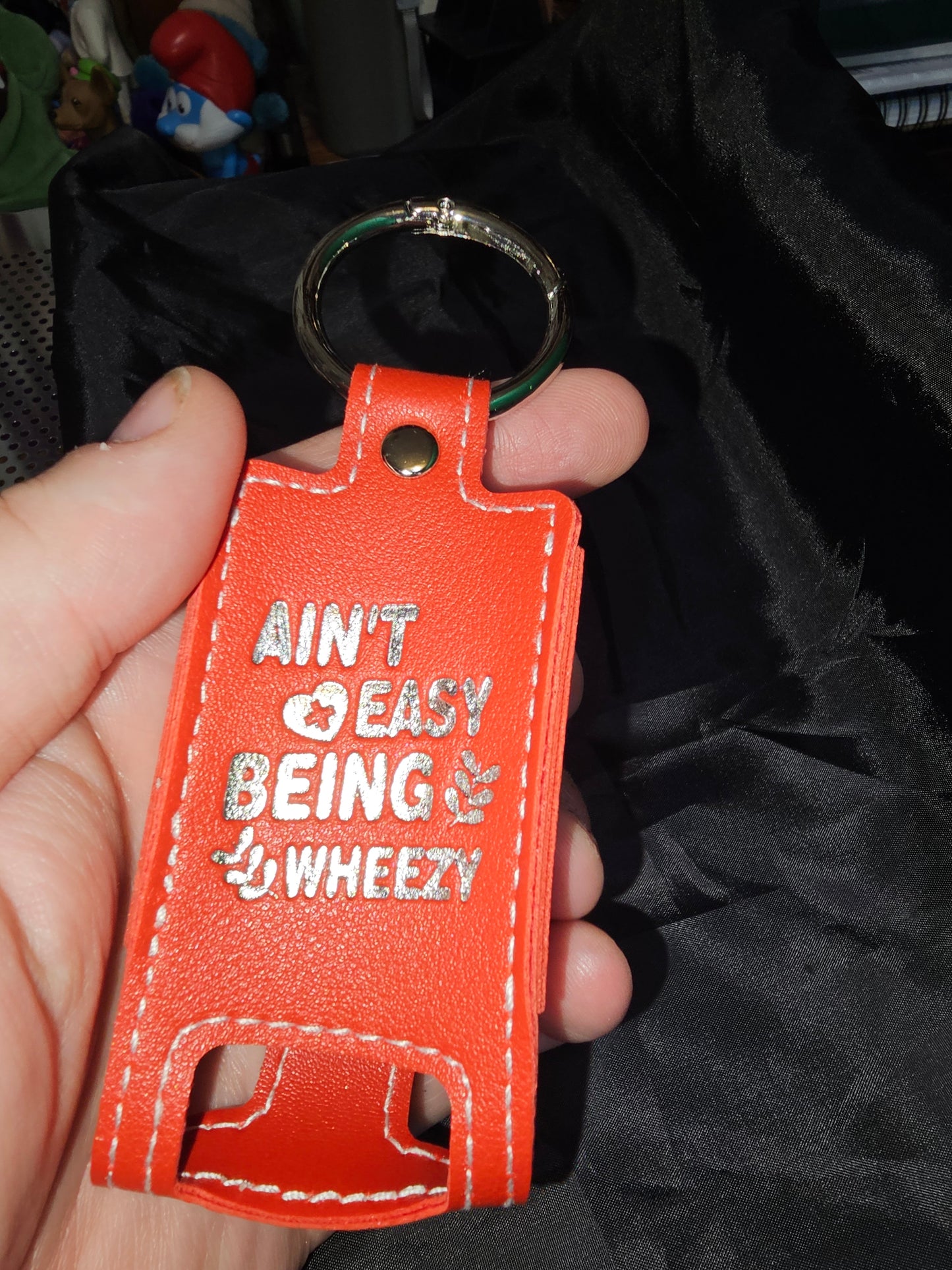 Holster keychain for inhalers