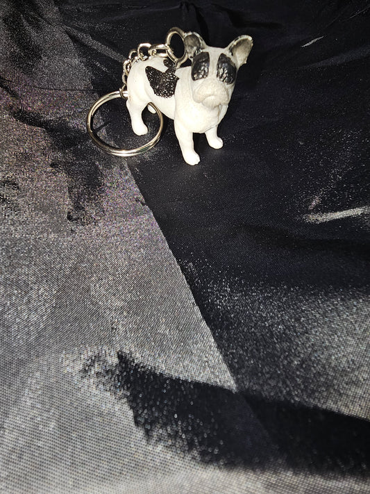 Dog Keychain - Boston Terrier