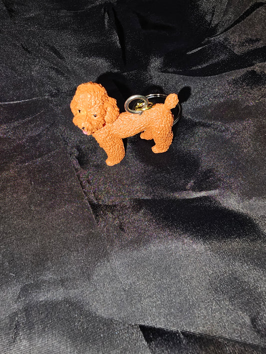 Dog Keychain - Poodle